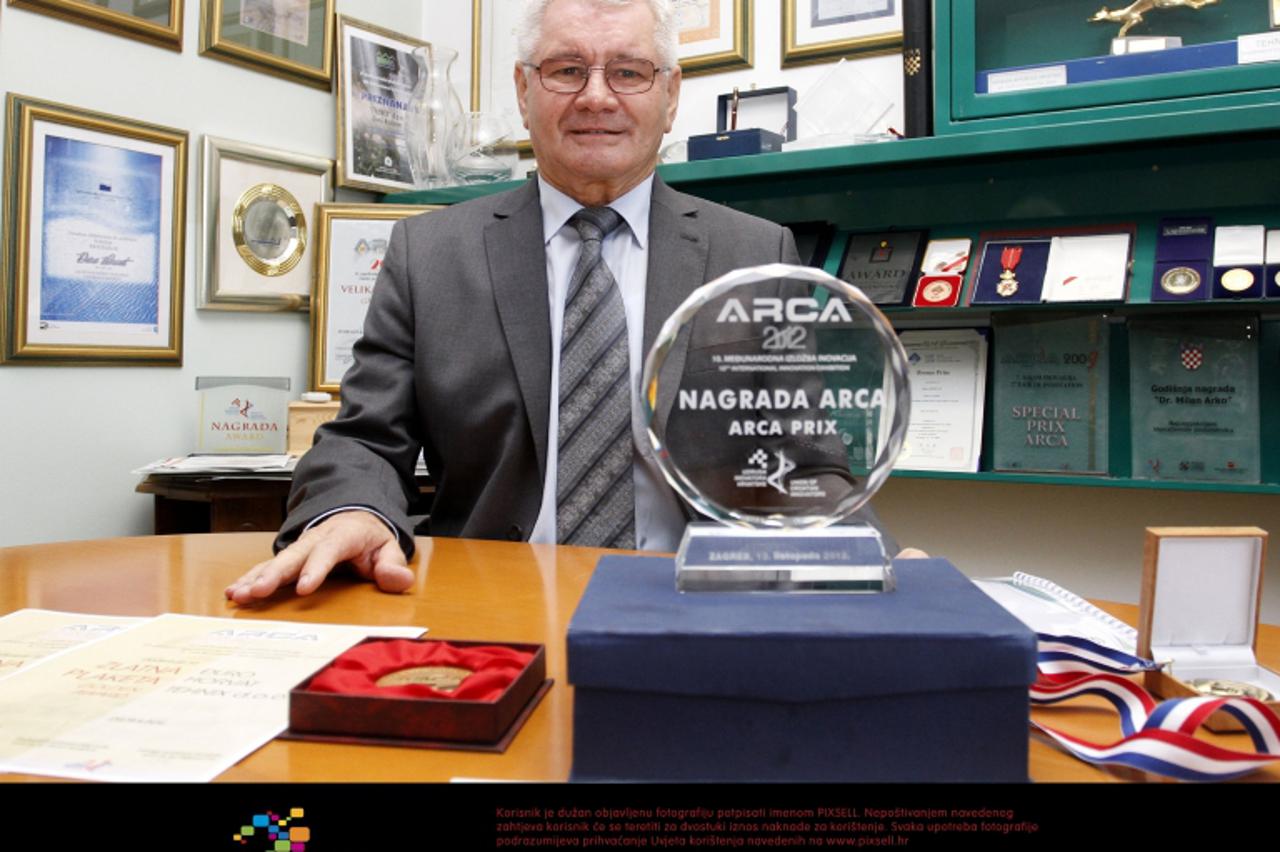 '17.10.2012., Donji Kraljevec - Djuro Horvat, direktor firme Tehnix. Nagrada Arca Tehnix centru za reciklazu komunalnog otpada. Photo: Vjeran Zganec-Rogulja/PIXSELL'