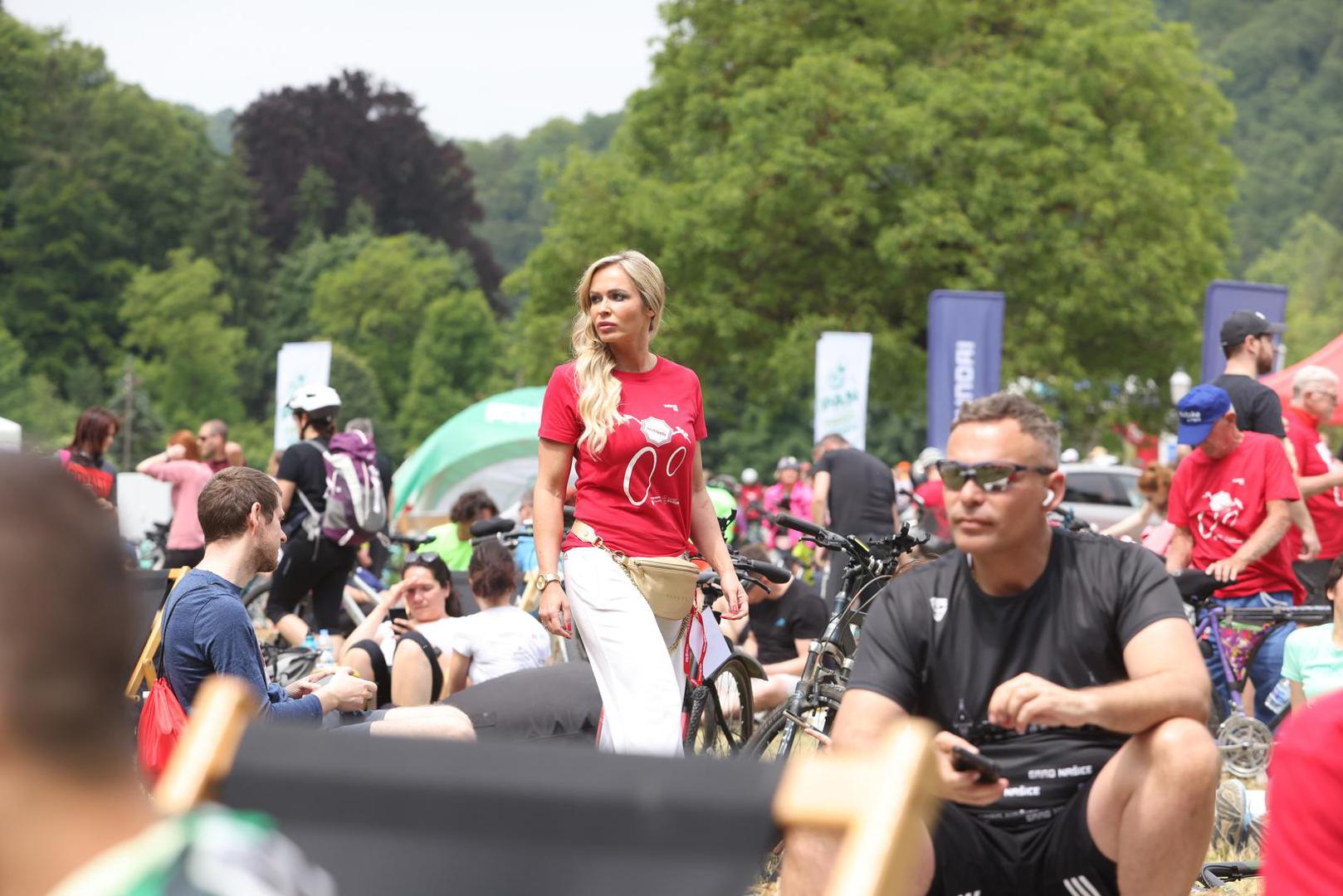03.06.2023. Zagreb- 41. Vecernjakova biciklijada koja se vozi od Trga dr. Franje Tudjmana u Zagrebu do Vugrinscaka u Samoboru.Ranata Sopek. Photo: Boris Scitar/PIXSELL