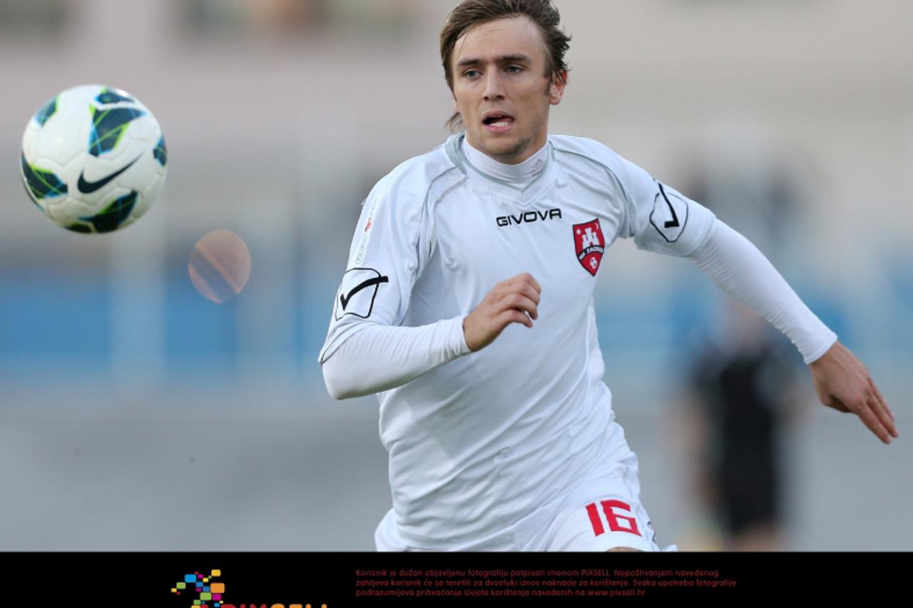 '21.09.2012., Zagreb - Stadion u Kranjcevicevoj, 1. HNL, 9. kolo MAXtv, NK Zagreb - RNK Split. Besart Abdurahimi.  Photo: Davor Puklavec/PIXSELL'