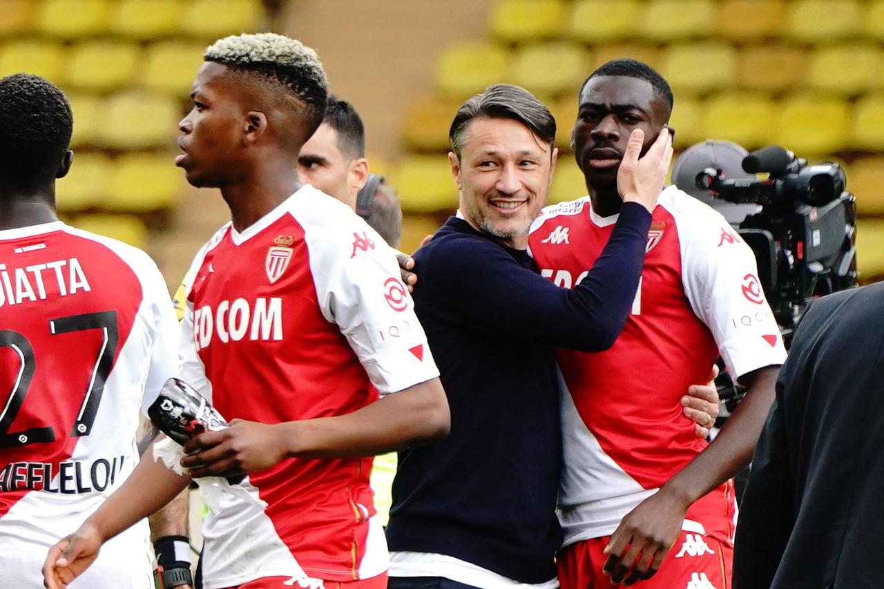 Match de Ligue 1 Uber Eats "Monaco - Metz (4-0)" au stade Louis II à Monaco