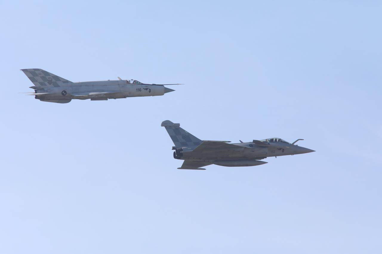 Velika Gorica: Zainteresirani građani danas su mogli vidjeti zrakopolove Rafaleie na AirVG 2024.