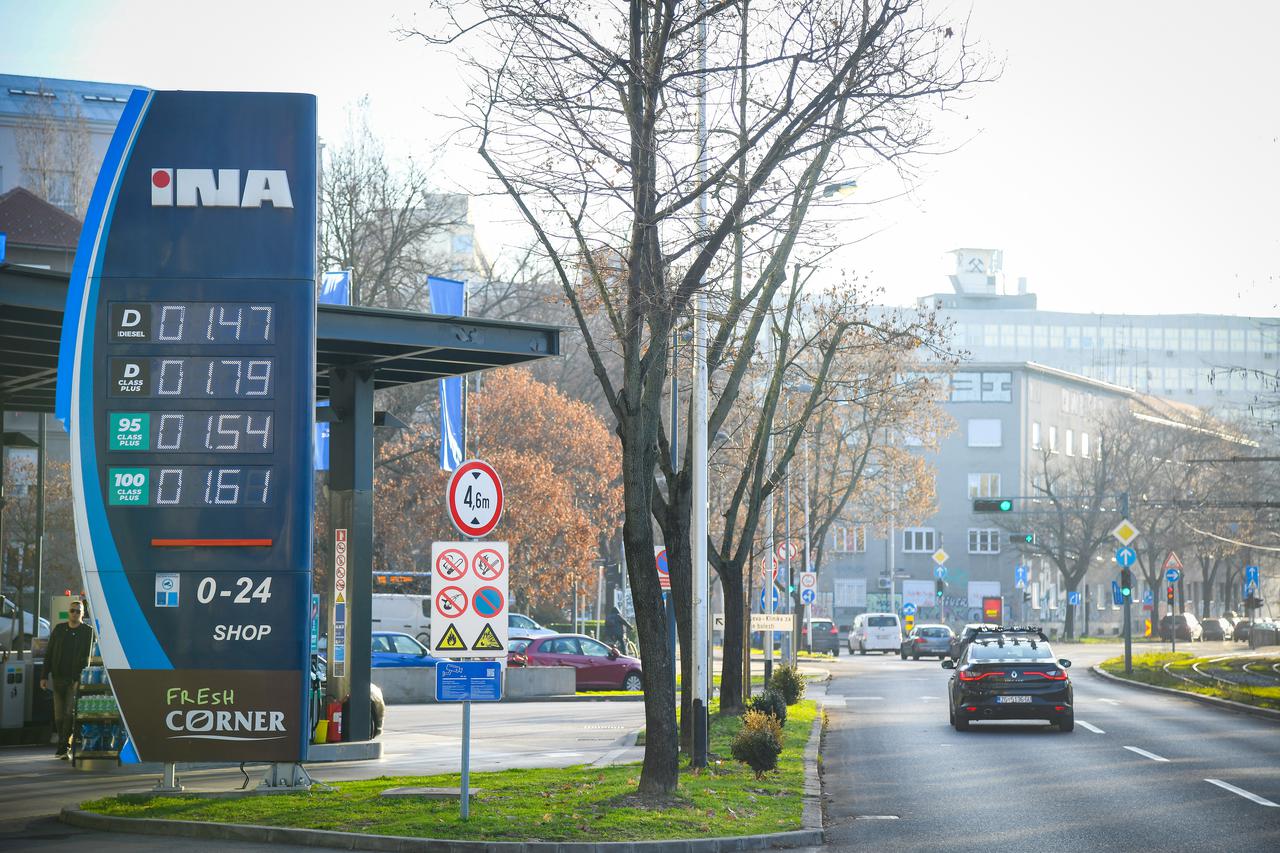Zagreb: Od danas su na snazi nove cijene goriva, prvo poskupljenje od uvođenja eura