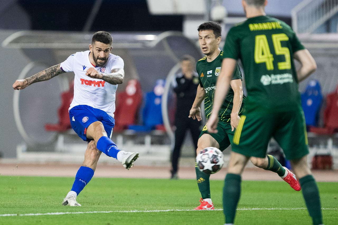 U prvoj utakmici 2. pretkola Konferencijske lige Hajduk je svladao Tobol s 2:0