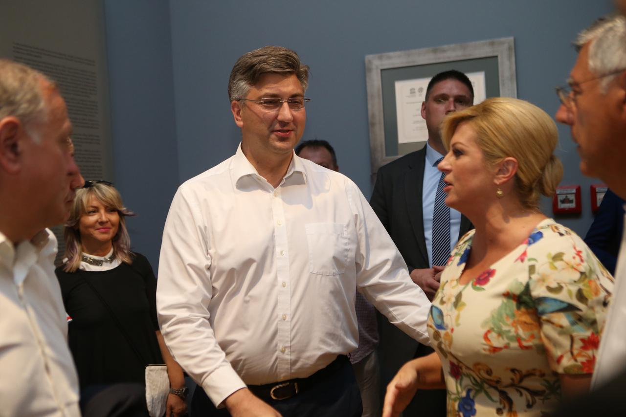 Plenković i Grabar-Kitarović