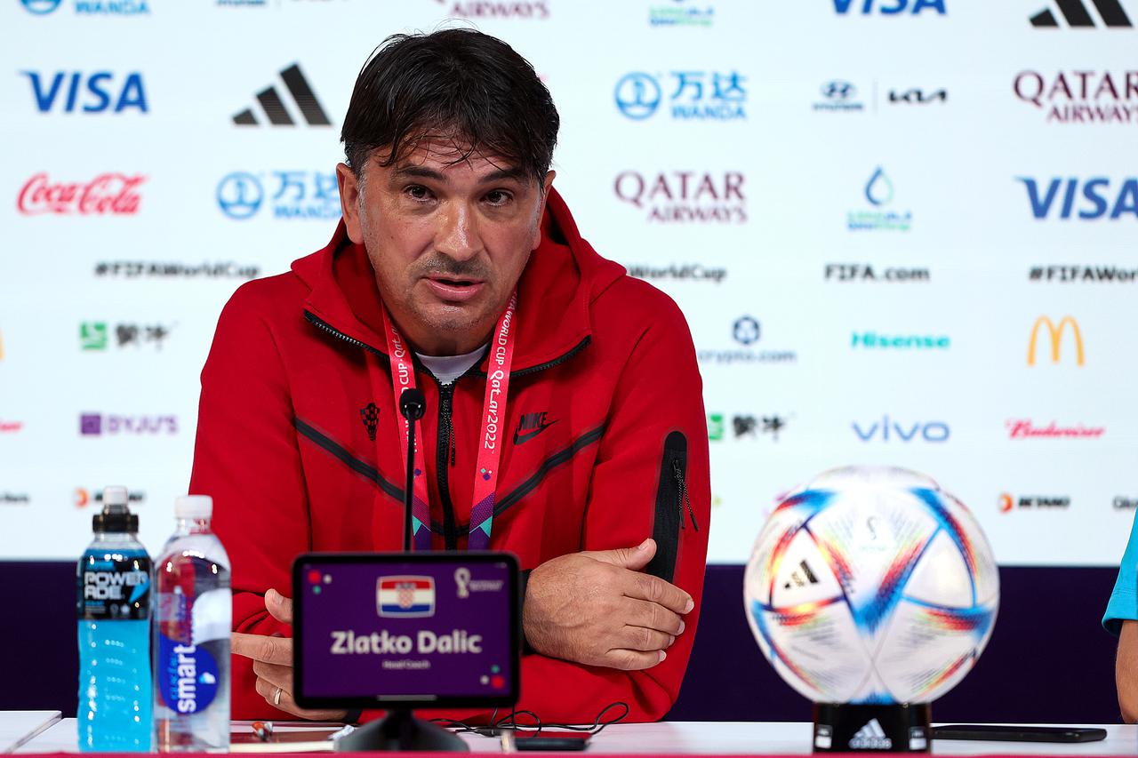 KATAR 2022 - Zlatko Dalić i Luka Modrić održali konferenciju za medije