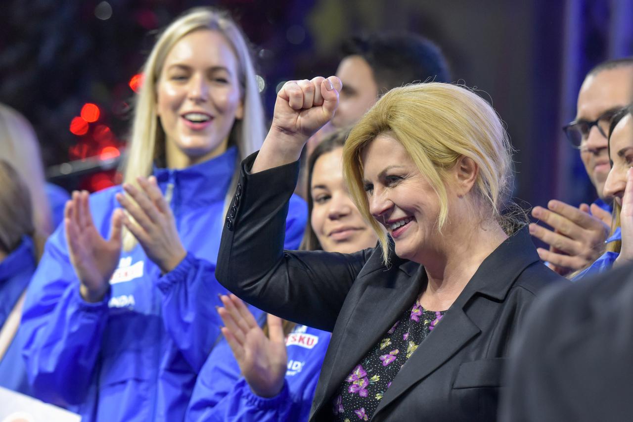 Kolinda Grabar Kitarović na Narodnom trgu održala predizborni skup