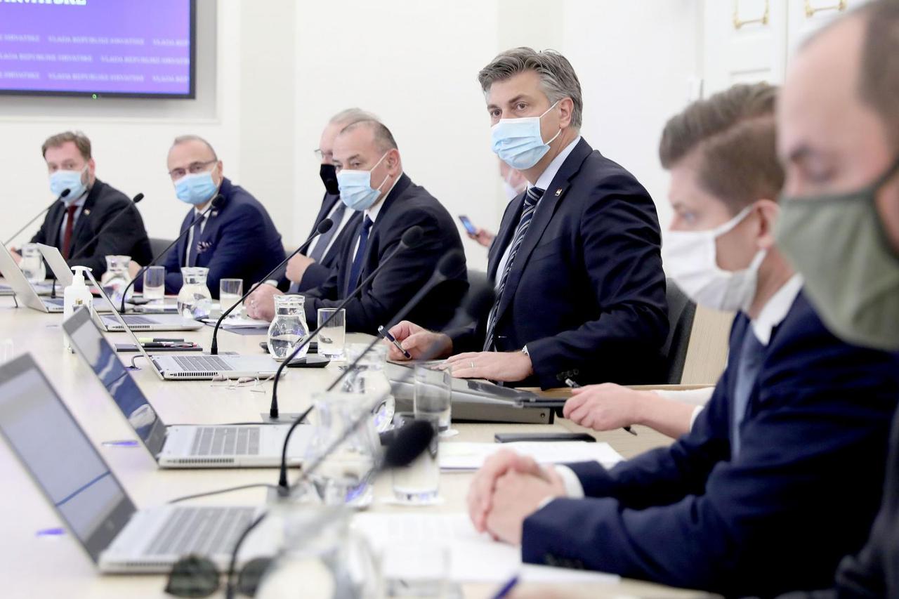 Zagreb: U Banskim dvorima održana 12. sjednica Vlade