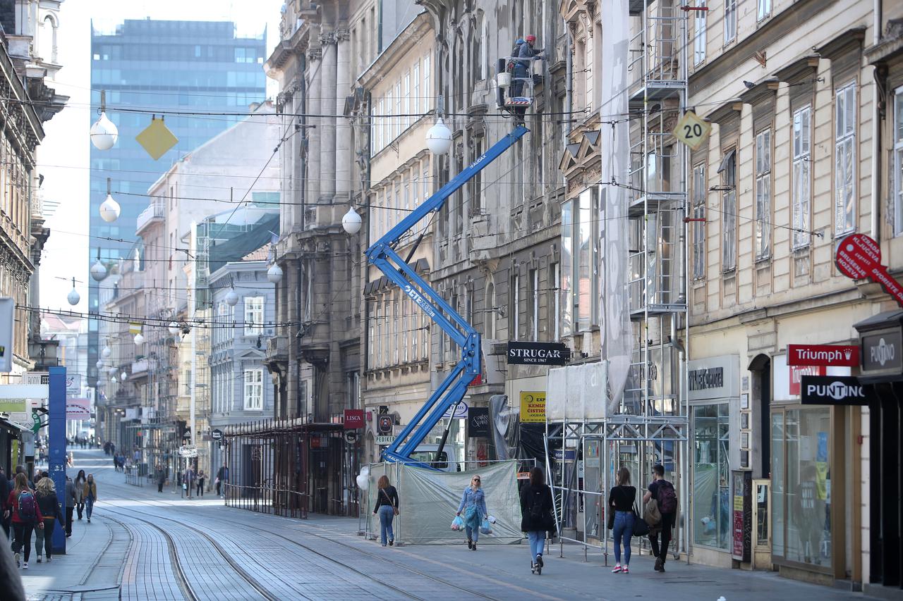 Zagreb: Sanacija pročelja stambene zgrade u Ilici