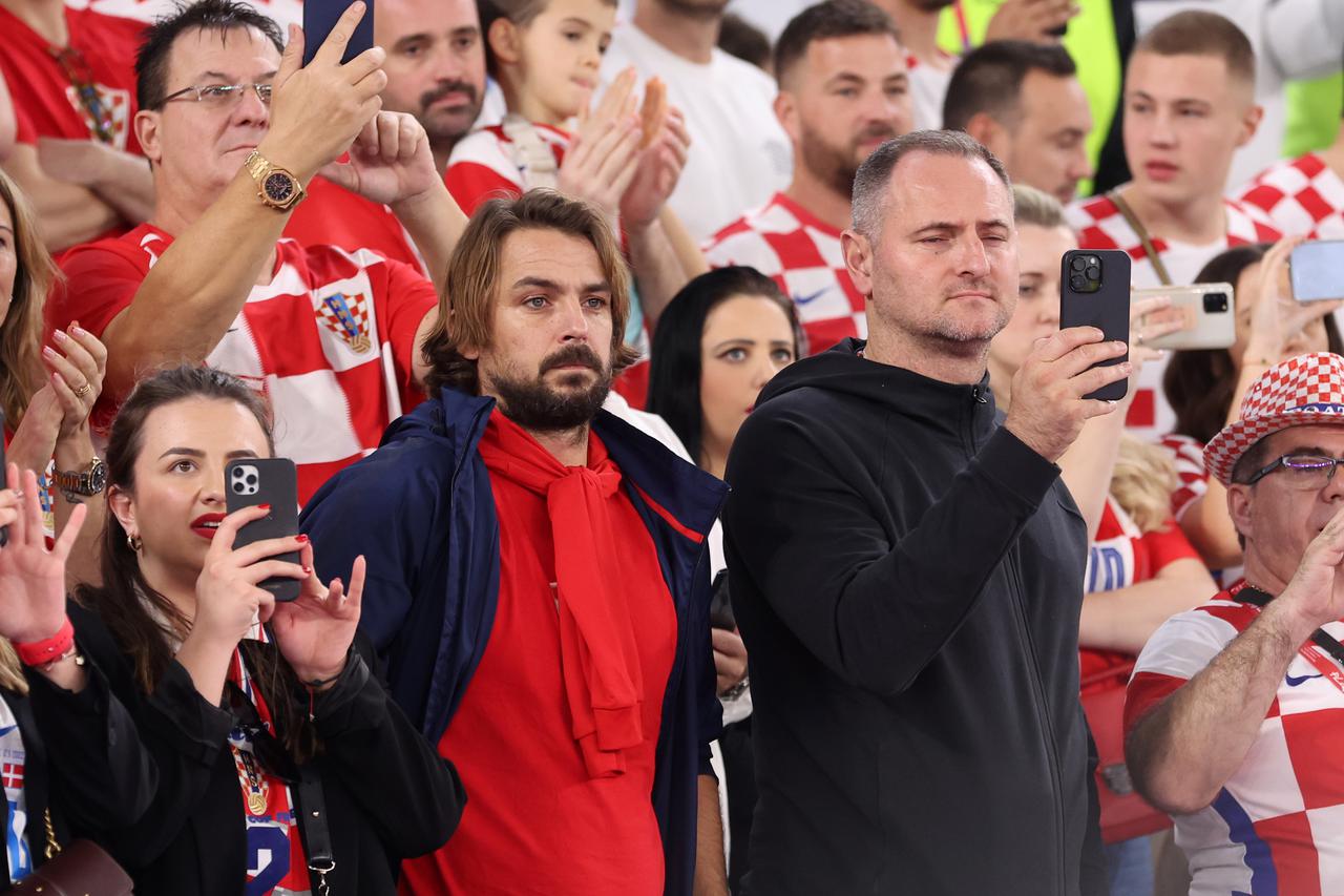 KATAR 2022 - Niko Kranjčar i Josip Šimunić na susretu Hrvatske i Brazila u četvrtfinalu Svjetskog prvenstva u Katru