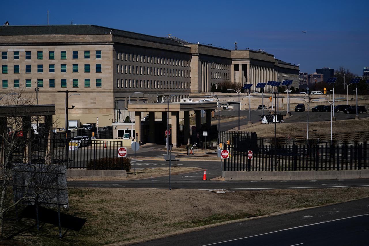 A general view of the Pentagon, on the day the United States and Israel launched strikes on Iran, in Washington