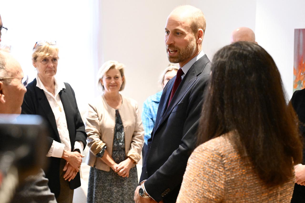 Britain's Prince William visits a community development charity Pecan in London