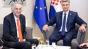 Croatian PM hosts Nobel laureate John Martinis