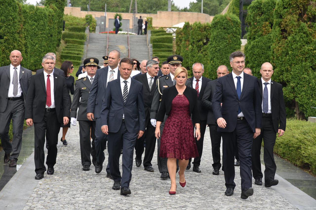 Kolinda Grabar-Kitarović, Andrej Plenković, dan državnosti