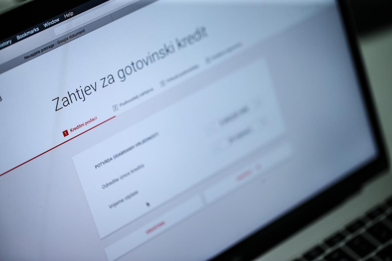 Online zahtjev za kredit