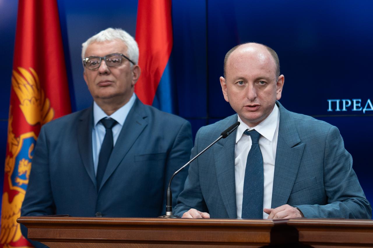 Banja Luka: Konferencija za medija Milorada Dodika i Andrije Mandića nakon zajedničkog sastanka 