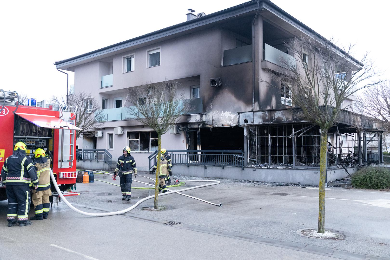 U ranim jutarnjim satima izbio je požar u pizzeriji Doomsday na području Jakuševca u Zagrebu. 
