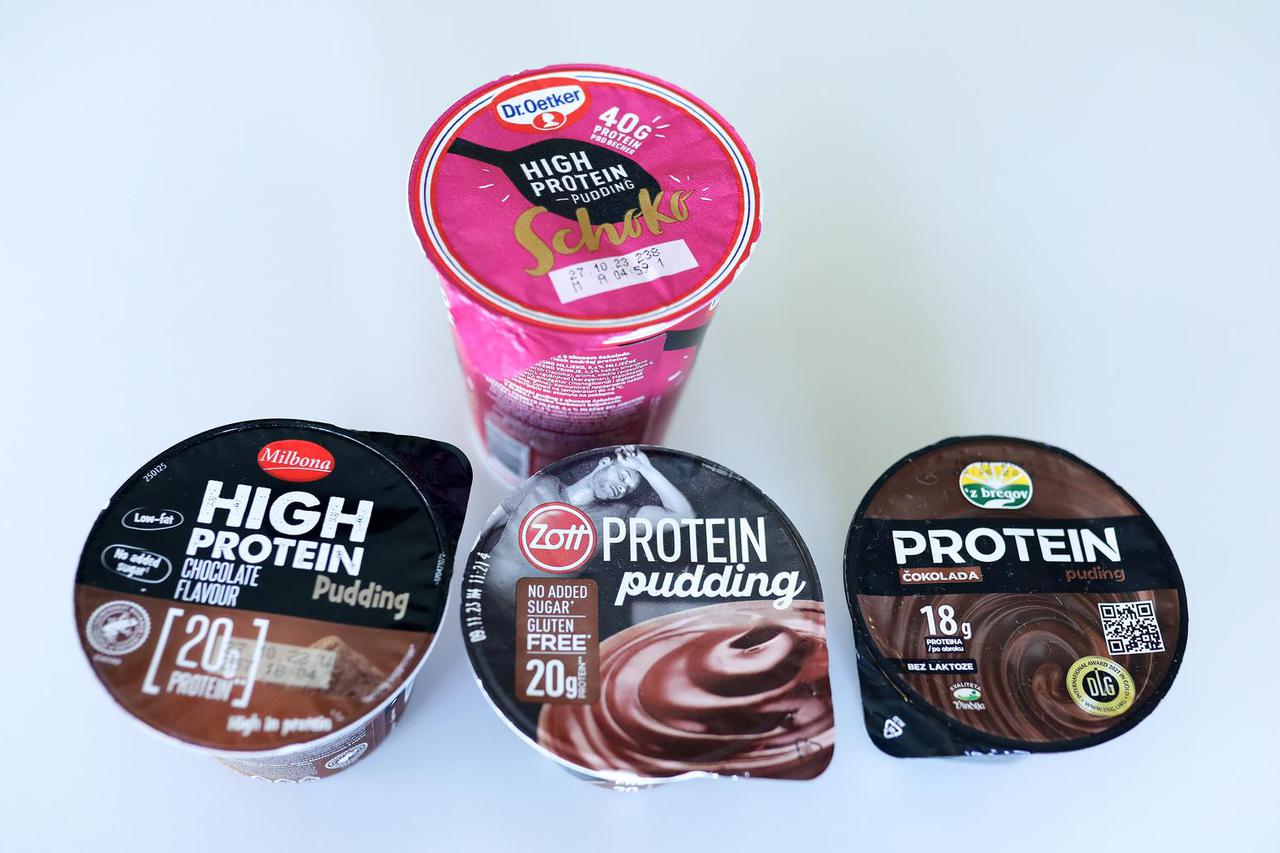 Zagreb: Testiranje proteinskih pudinga