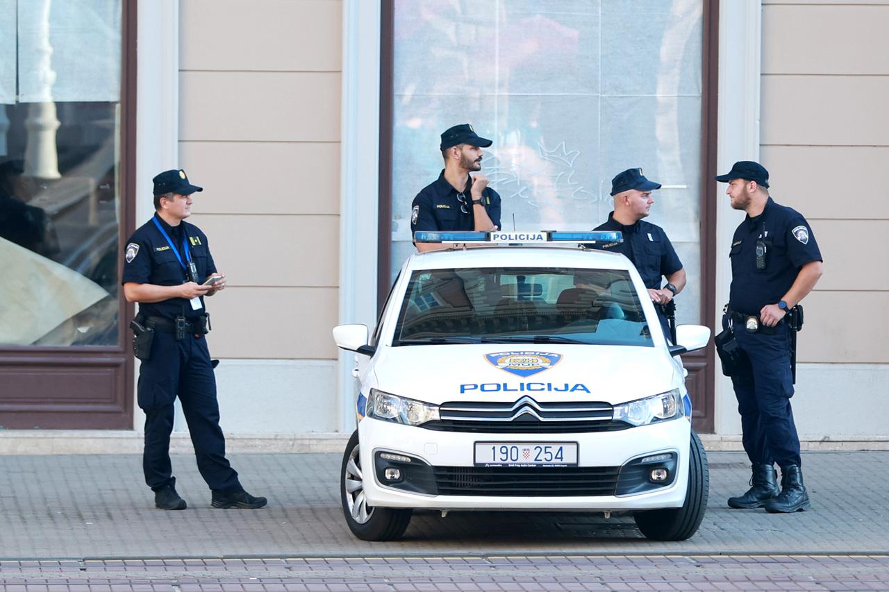 Zagreb: Jake policijske snage u centru grada