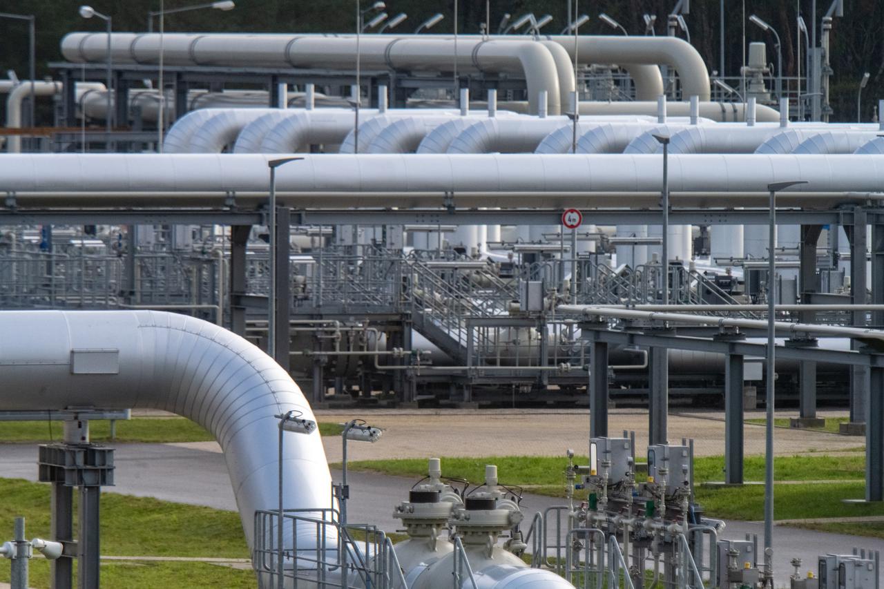 Nord Stream 2 - Pressure drop in gas pipeline