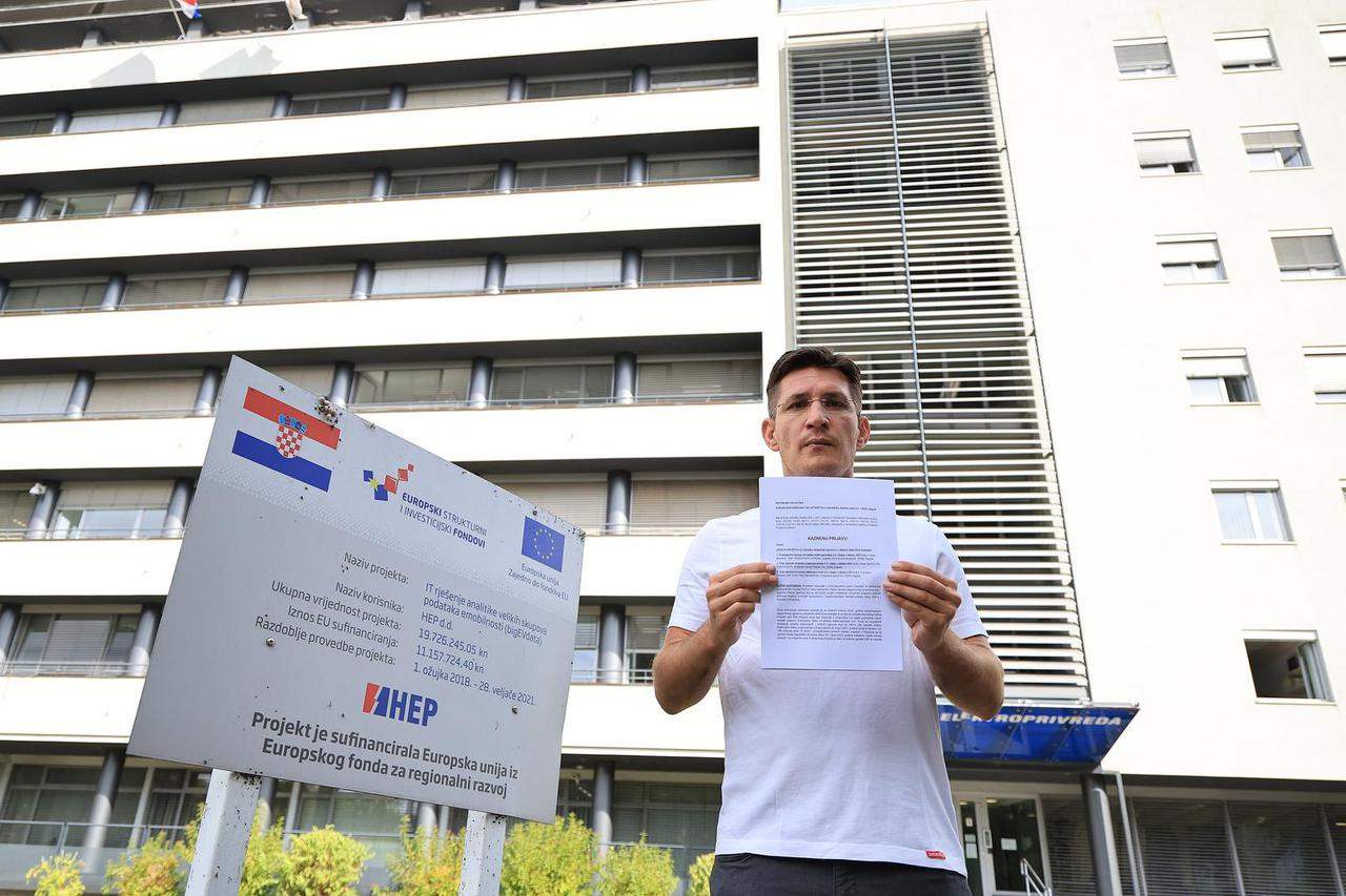 Zagreb: Zvonimir Troskot podiže kaznenu prijavu protiv HEP-a 
