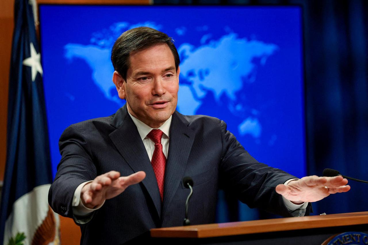 FILE PHOTO: U.S. Secretary of State Rubio holds end-of-year press conference at the State Department in Washington