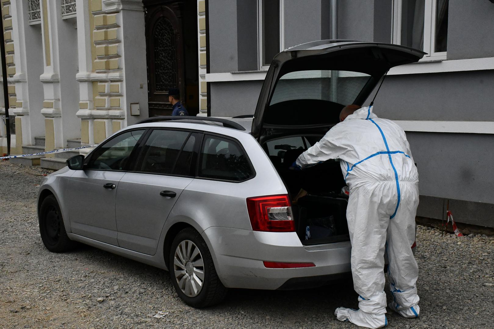 23.04.2024. Slavonski Brod - U centru grada u Starcevicevoj ulici, pronadjeno je tijelo muskarca.  Photo: Ivica Galovic/PIXSELL