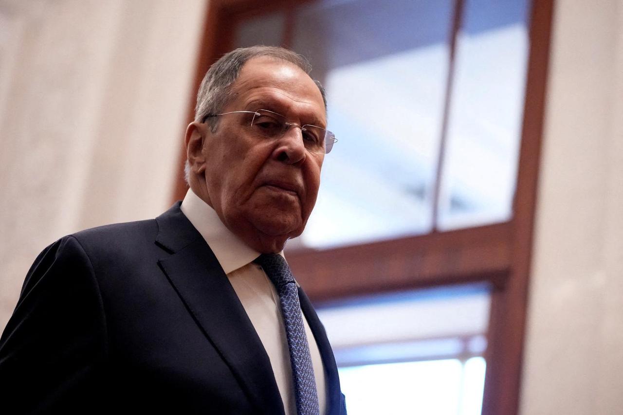 FILE PHOTO: Russian Foreign Minister Sergei Lavrov visits China