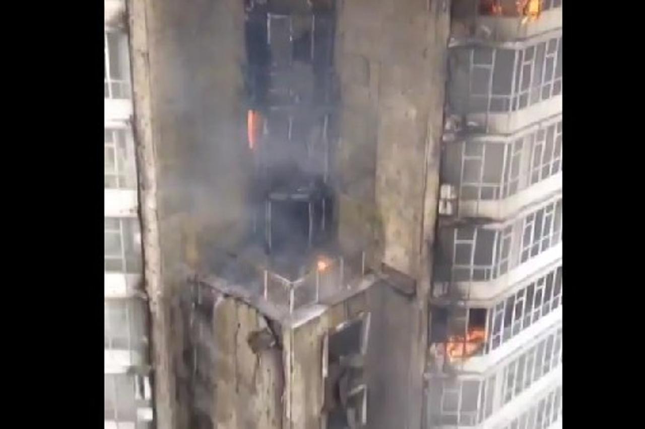 Sibir,požar,neboder