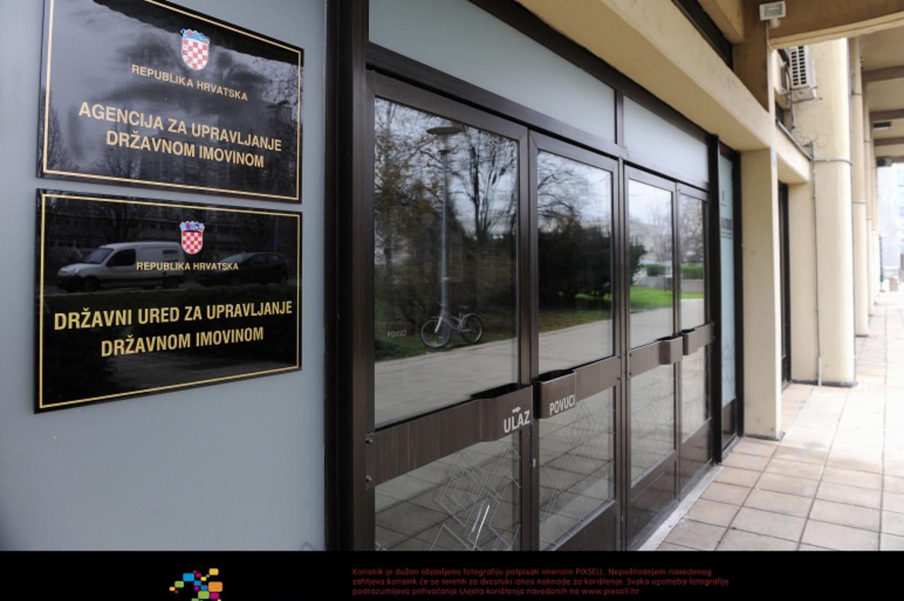 '21.12.2012., Zagreb -  Agencija za upravljanje drzavnom imovinom.  Photo: Davor Visnjic/PIXSELL'