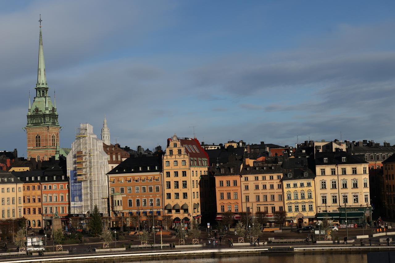 A view of Gamla Stan, the old city, in Stockholm