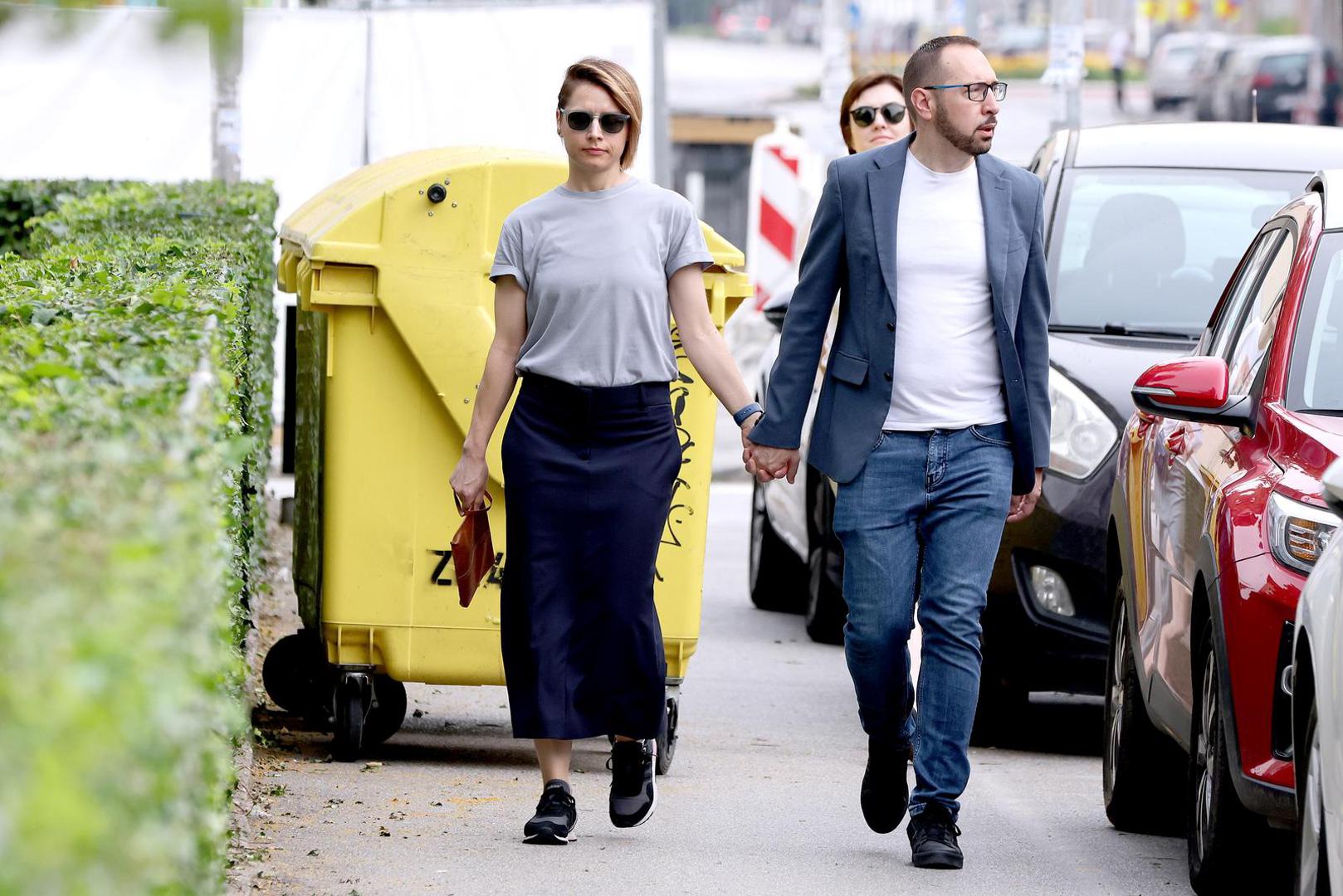 09.06.2024., Zagreb - Zagrebacki gradonacelnik Tomislav Tomasevic glasovao je na izborima za Europski parlament na birackom mjestu u OS kralja Tomislava. Photo: Patrik Macek/PIXSELL