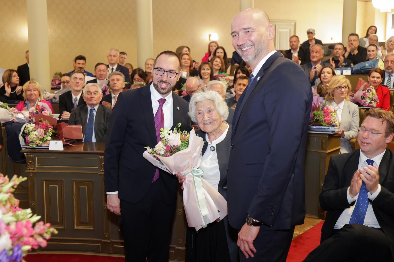 Na dodjeli Nagrade Grada Zagreba