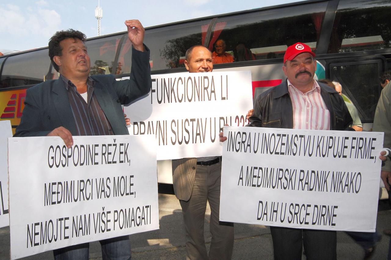 'VARAZDIN/MEDJIMURJE- 23.03.09., Cakovec, Hrvatska-  Koliko dugo traje stecaj tvrtki? Visokogradnja. Photo: Vjeran Zganec-Rogulja/Vecernji list'
