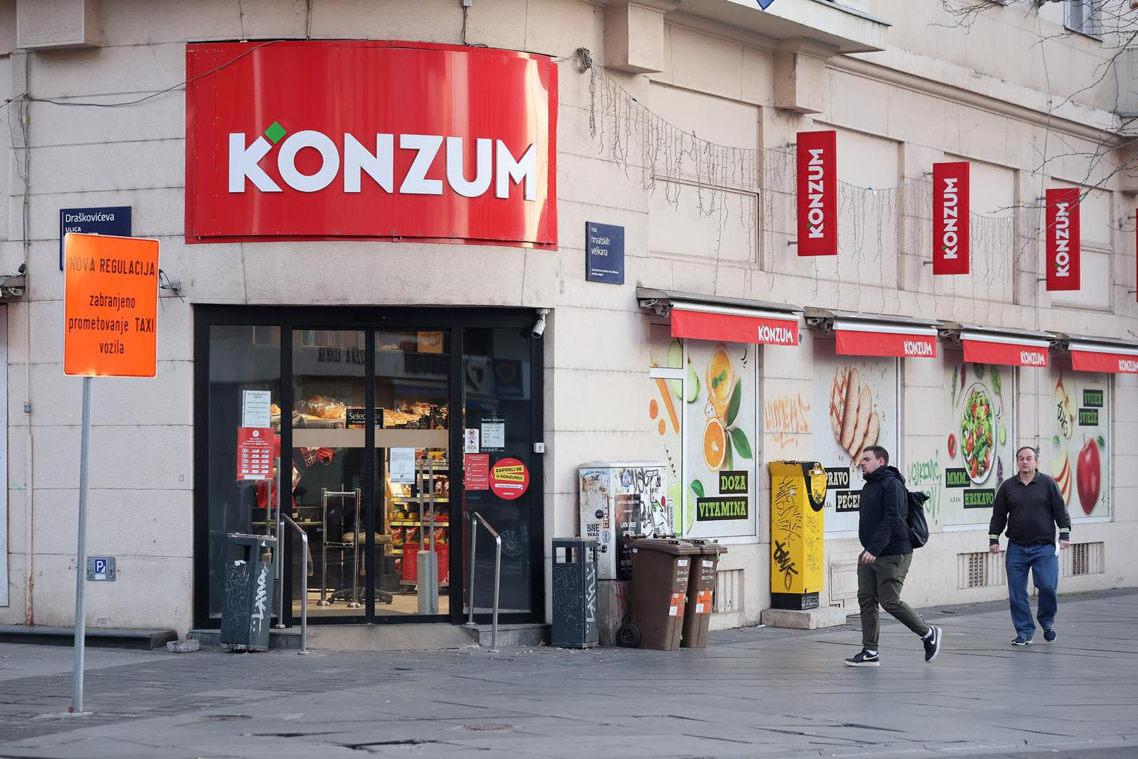 31.01.2025., Zagreb - U Hrvatskoj je danas poceo novi opci bojkot trgovina i trgovackih lanaca. Gradjani su pozvani da, ako je moguce, danas ne potrose nista, ali su prvi dojmovi da je u ducanima ipak vise ljudi nego prosli petak. Photo: Patrik Macek/PIXSELL