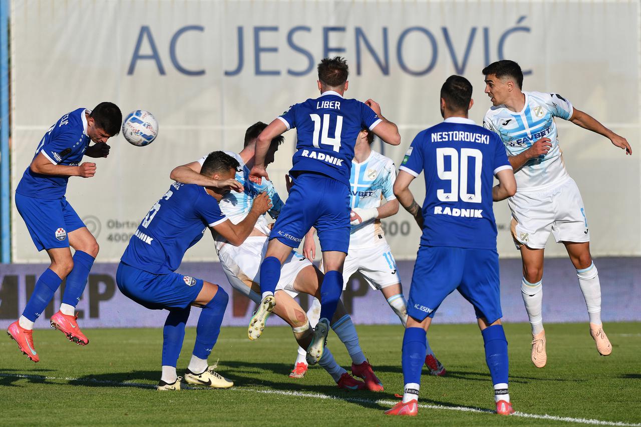 Slaven Belupo i Rijeka sastali se u prvoj utakmici finala Hrvatskog nogometnog kupa