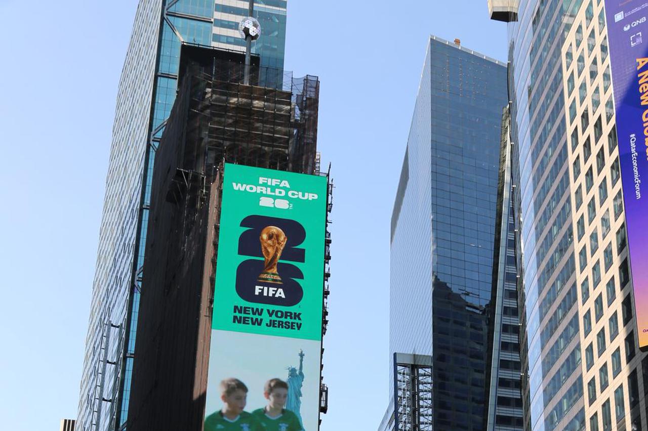 Novootkriveni logo i brend FIFA Svjetskog kupa 2026. u New Yorku