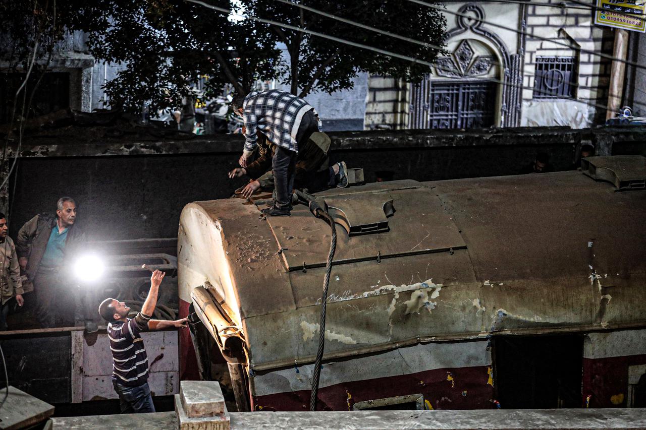 EGYPT-QALYUBIA-TRAIN-DERAILMENT