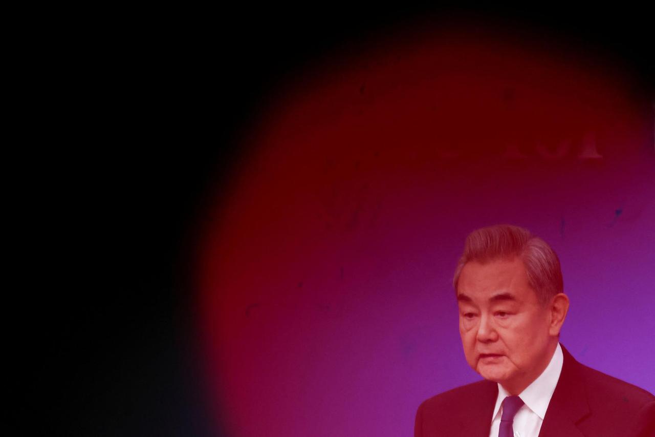 Chinese Foreign Minister Wang Yi attends a press conference on the sidelines of the National People's Congress, in Beijing