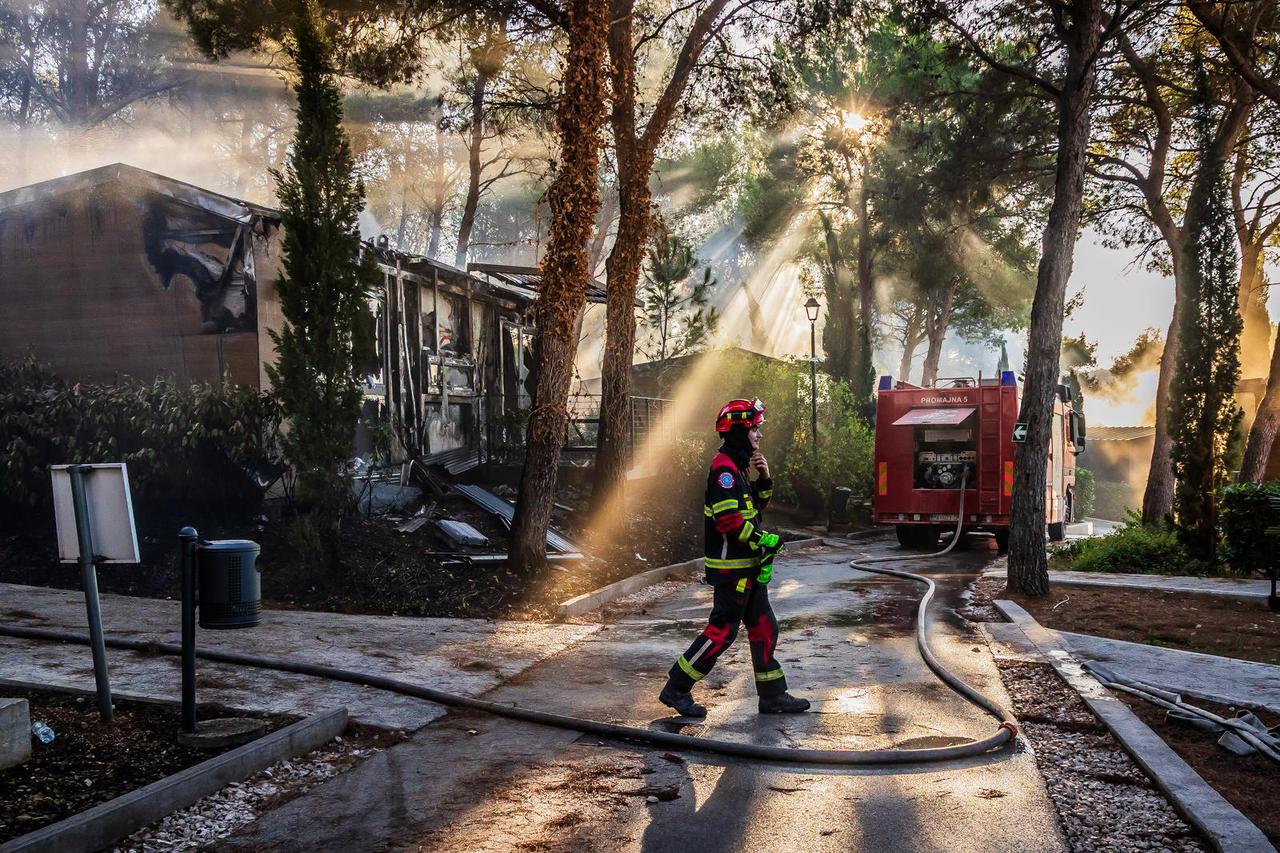 Brač: Posljedice požara u resortu Gava