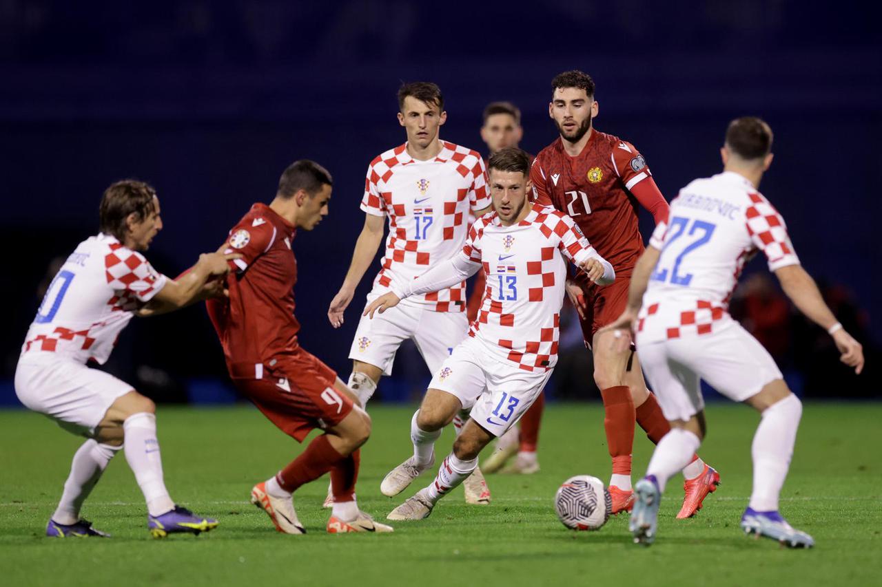 Zagreb: Susret Hrvatske i Armenije u kvalifikacijama za Europsko prvenstvo