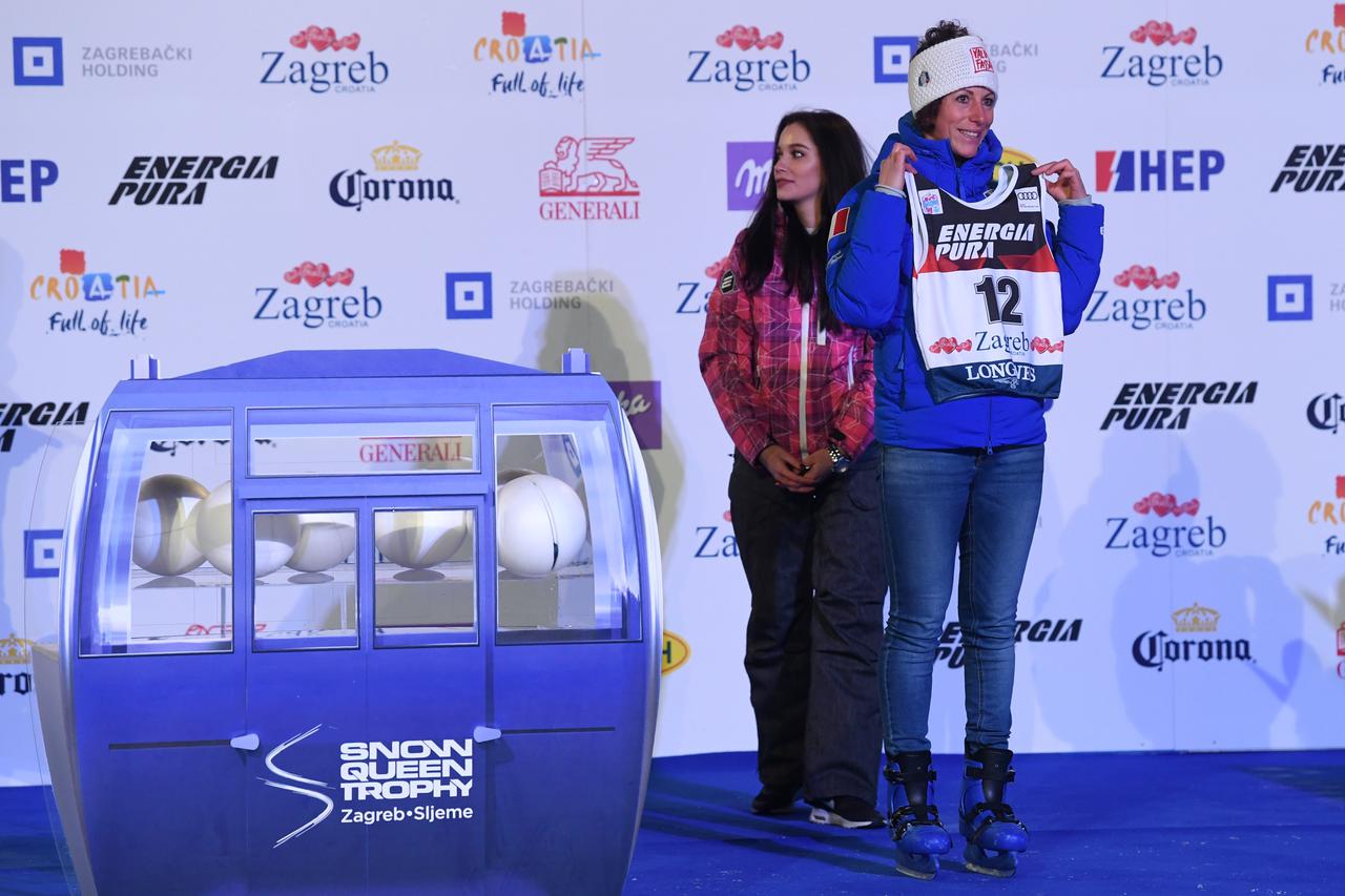 Izvlačenje startnih brojeva za žensku slalomsku utrku Snježna kraljica