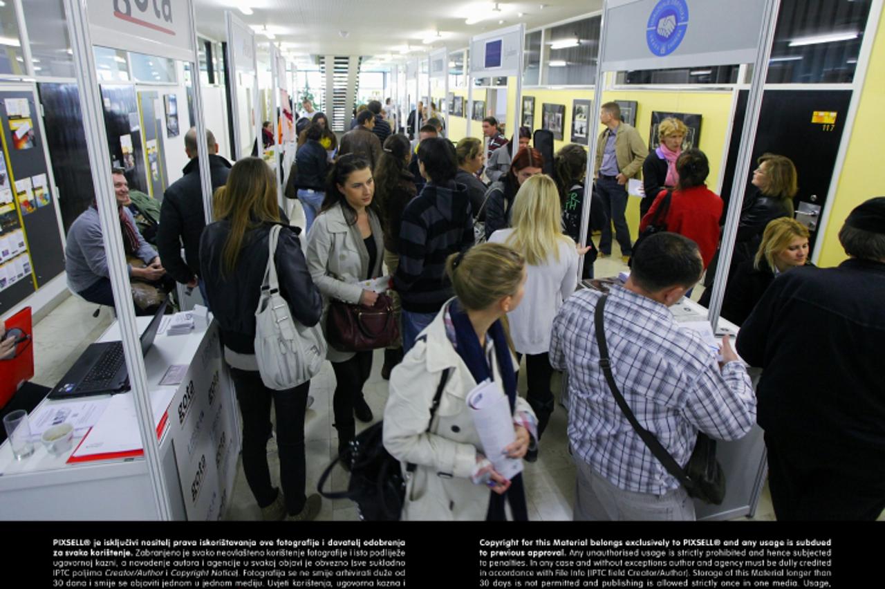'04.10.2013., Zagreb - U Puckom otvorenom ucilistu odrzan je Sajam poslova. Photo: Tomislav Miletic/PIXSELL'