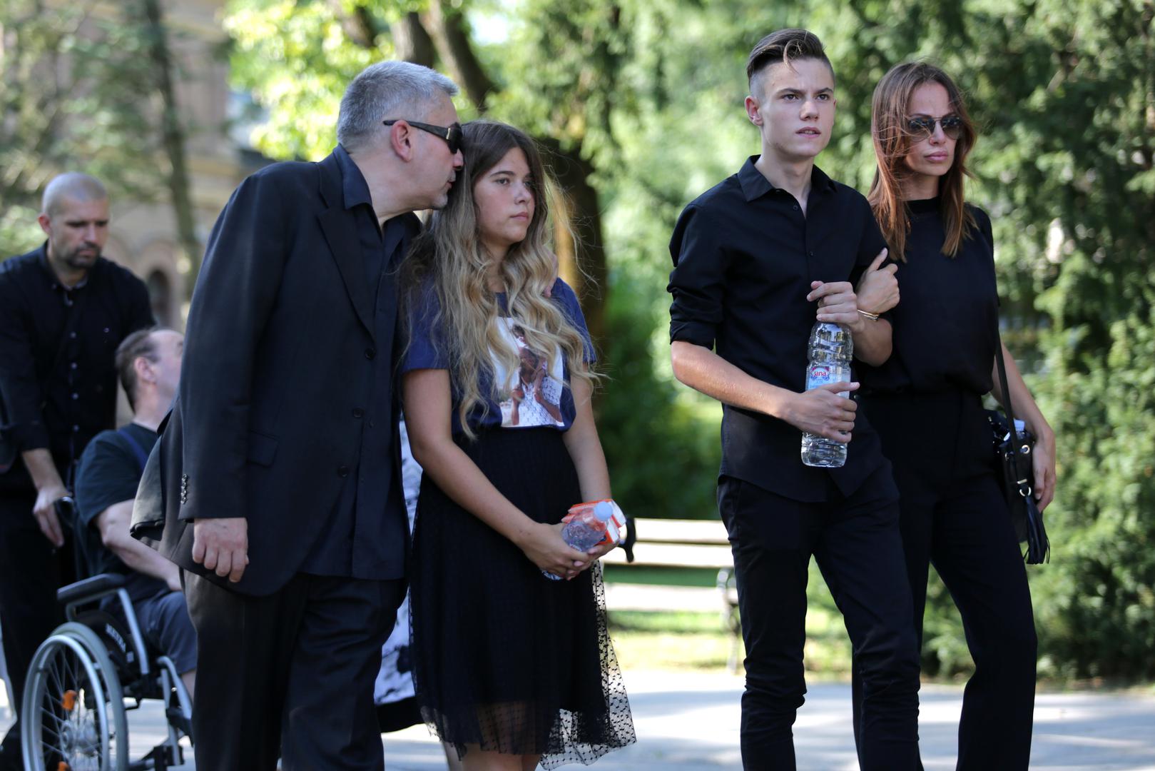 01.09.2015., Zagreb - Posljednji ispracaj opernog pjevaca Krunoslava Cigoja na gradskom groblju Mirogoj. Photo: Grgur Zucko/PIXSELL