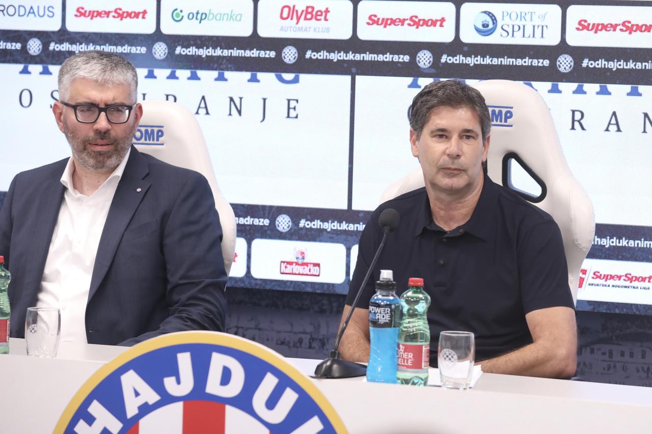 Split: Goran Vučević predstavljen za novog sportskog direktora Hajduka