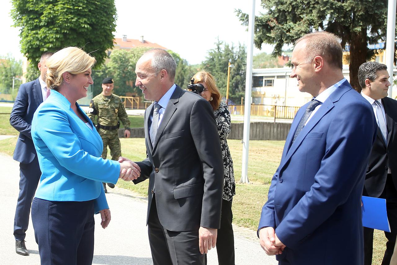 Zagreb: Predsjednica održala predavanje na Hrvatskom vojnom učilištu dr. Franjo Tuđman