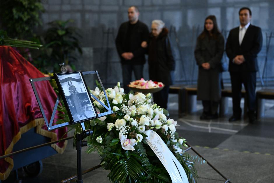 Sprovod Silvije Luks Kalogjera na Zagrebačkom krematoriju