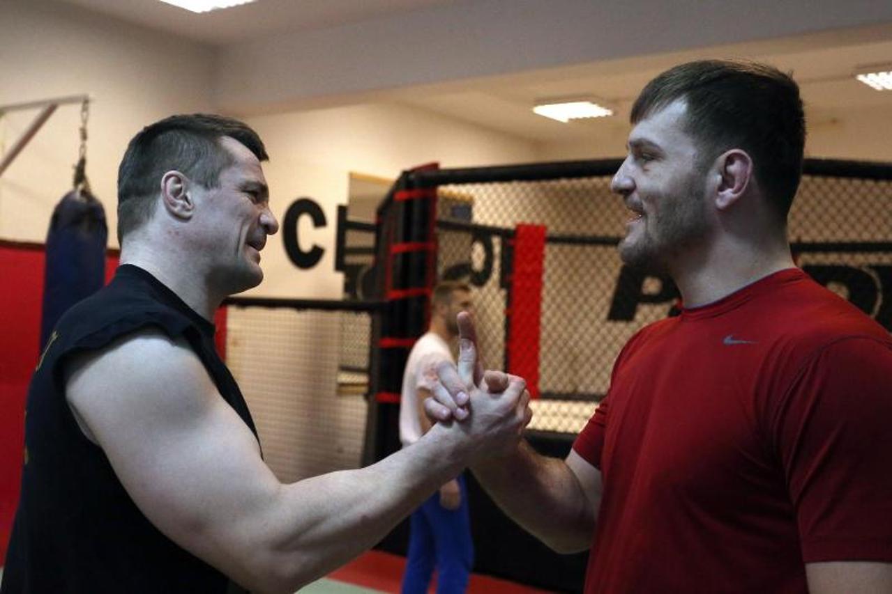 Stipe Miočić i Mirko Filipović