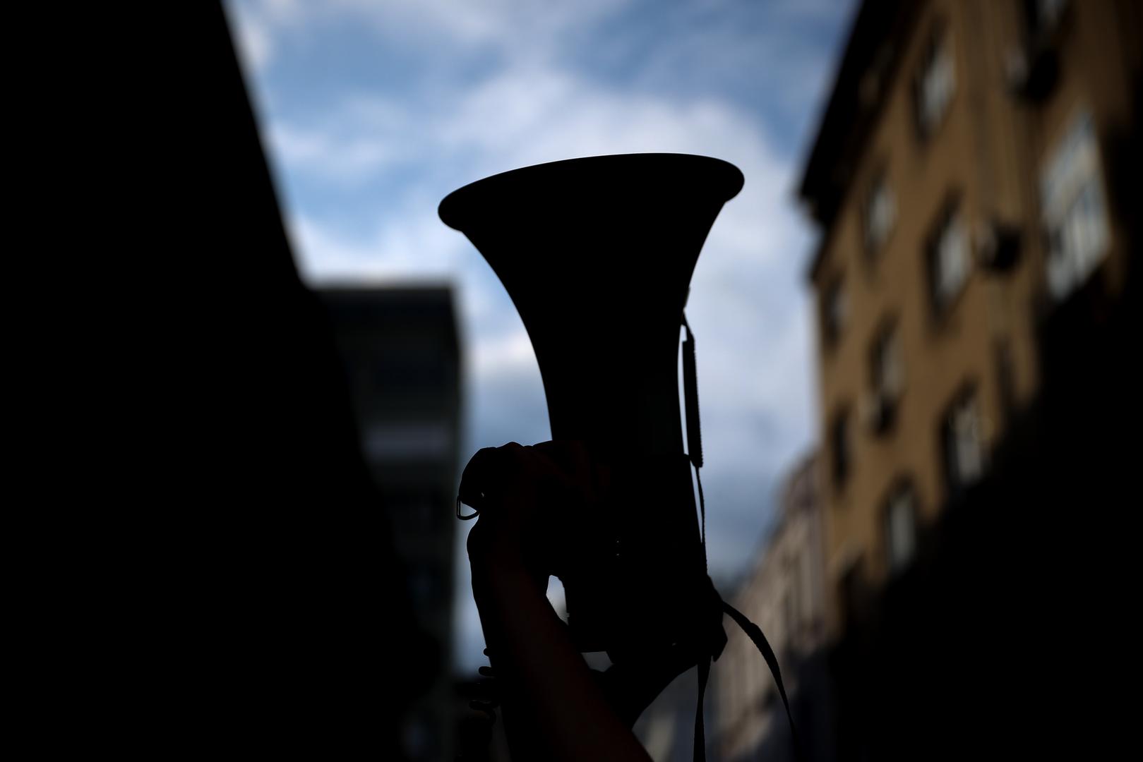 28.05.2023., Sarajevo, Bosna i Hercegovina - Nakon sto je u petak navecer u tragicnoj saobracajnoj nesreci ubijena mlada doktorica Azra Spahic, gradjani Sarajeva su odlucili odati joj pocast prosvjednim okupljanjem na mjestu nesrece. Photo: Armin Durgut/PIXSELL