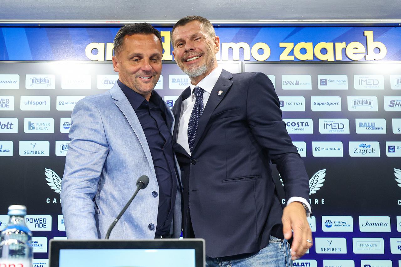 Zagreb: Na konferenciji za medije Dinamo predstavio novog trenera Maria Kovačevića