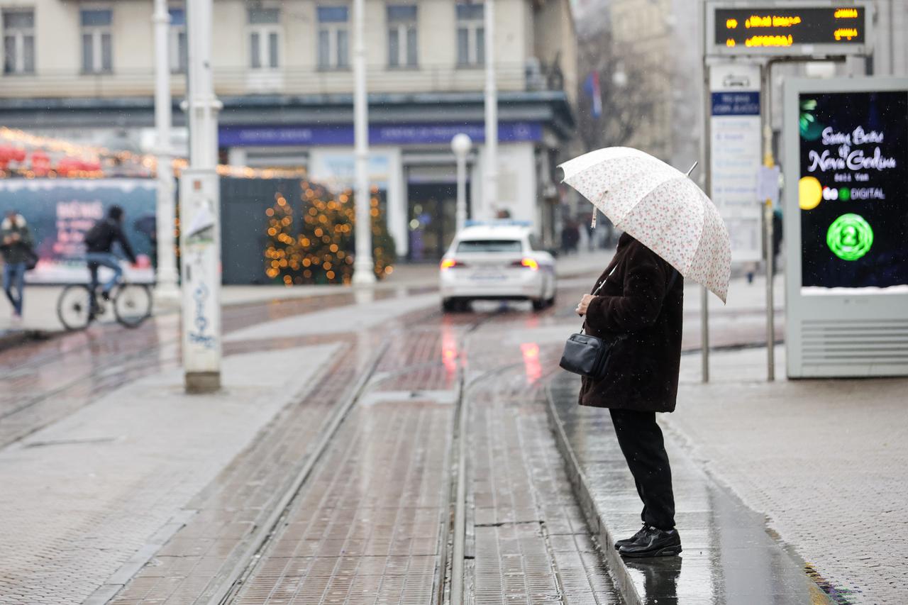 Zagreb: Kišno popodne u centru grada